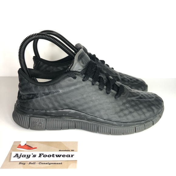 NIKE FREE HYPERVENOM BLK/ANTHRACITE Womens Shoes - Picture 1 of 11